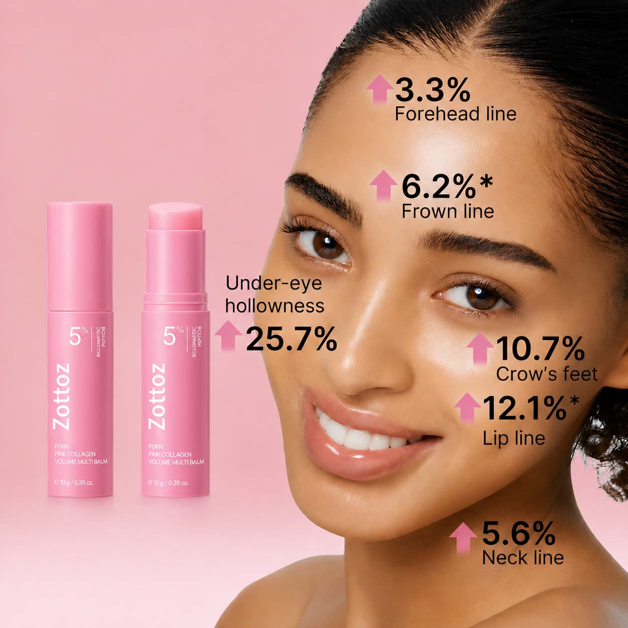 Up to 72% OFF Zottoz PDRN Pink Collagen Volume Multi Balm