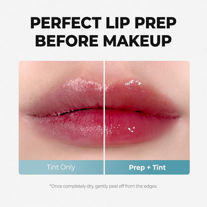 Soothing Prep Lip Mask — Cooling peel-off lip mask for smoother lip prep and a hydrated feel
